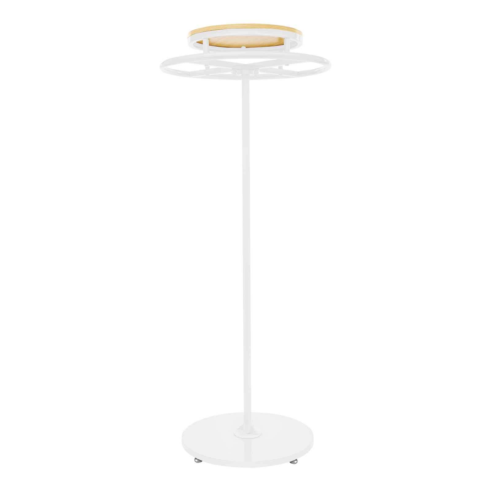 360° Rotatable Clothing Display Rack 55.1in Round Clothing Rack Free Standing US