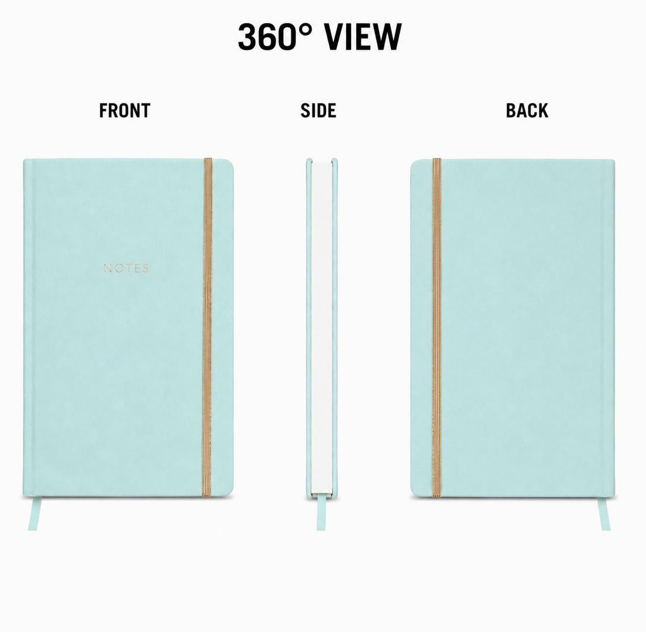 WORLD TRAVELER Large Lined Journal Notebook 8-x-10-Inches, Bookcloth Notes
