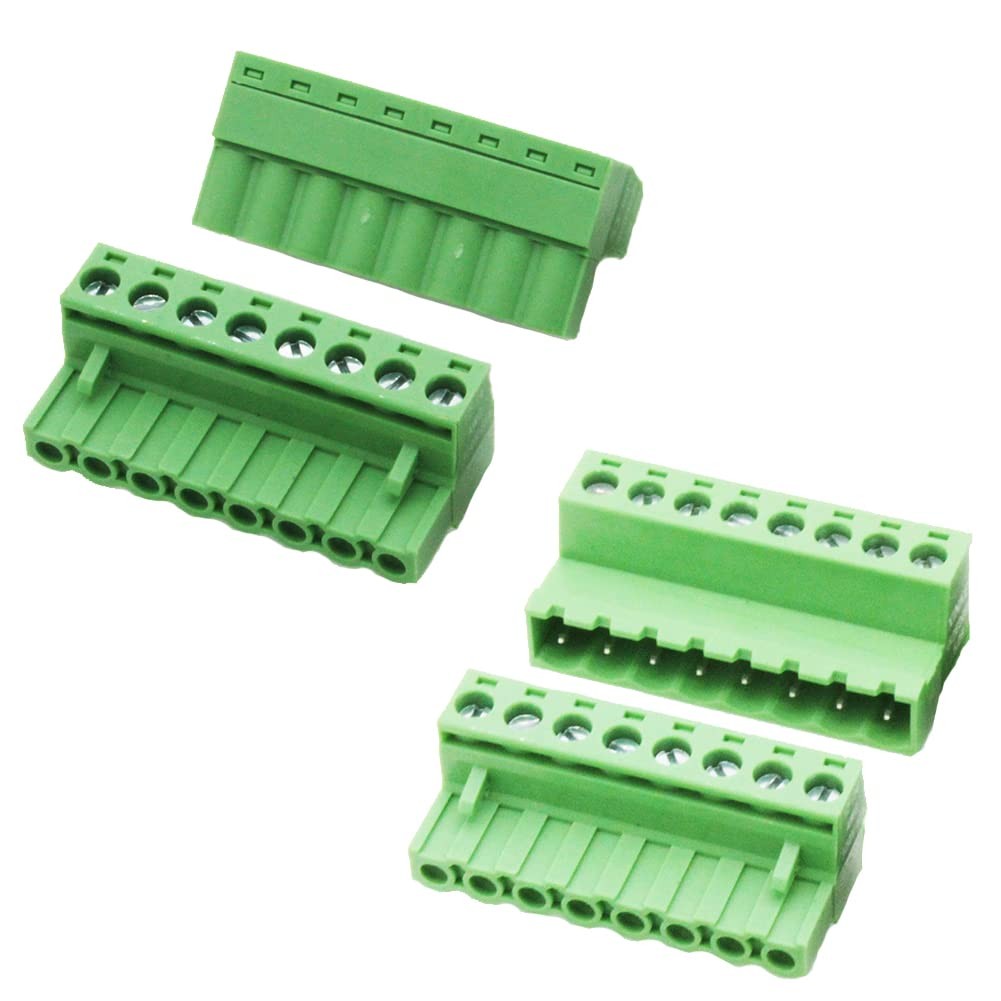 2 Pin PCB Mount Screw Terminal Block Connector 8 Pin Terminal Block 300V 10A