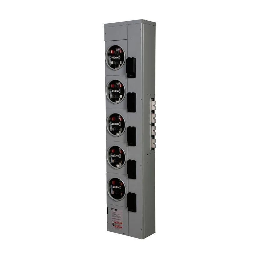 Eaton 3MM 125 Amp 5-Socket Ringless Meter Stack Module 3MM512R12 120/208v