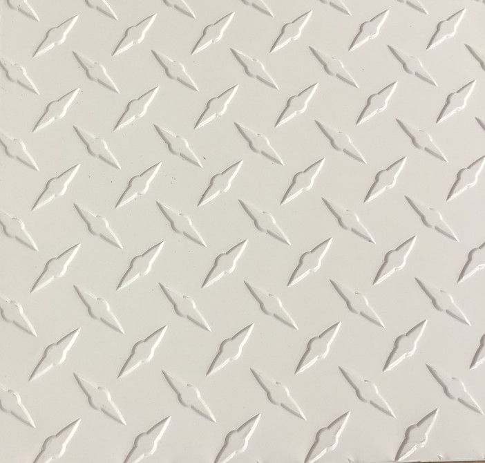 Diamond Plate Sheet .025″ Aluminum Flashing Trim Guard – Various Colors, Sizes