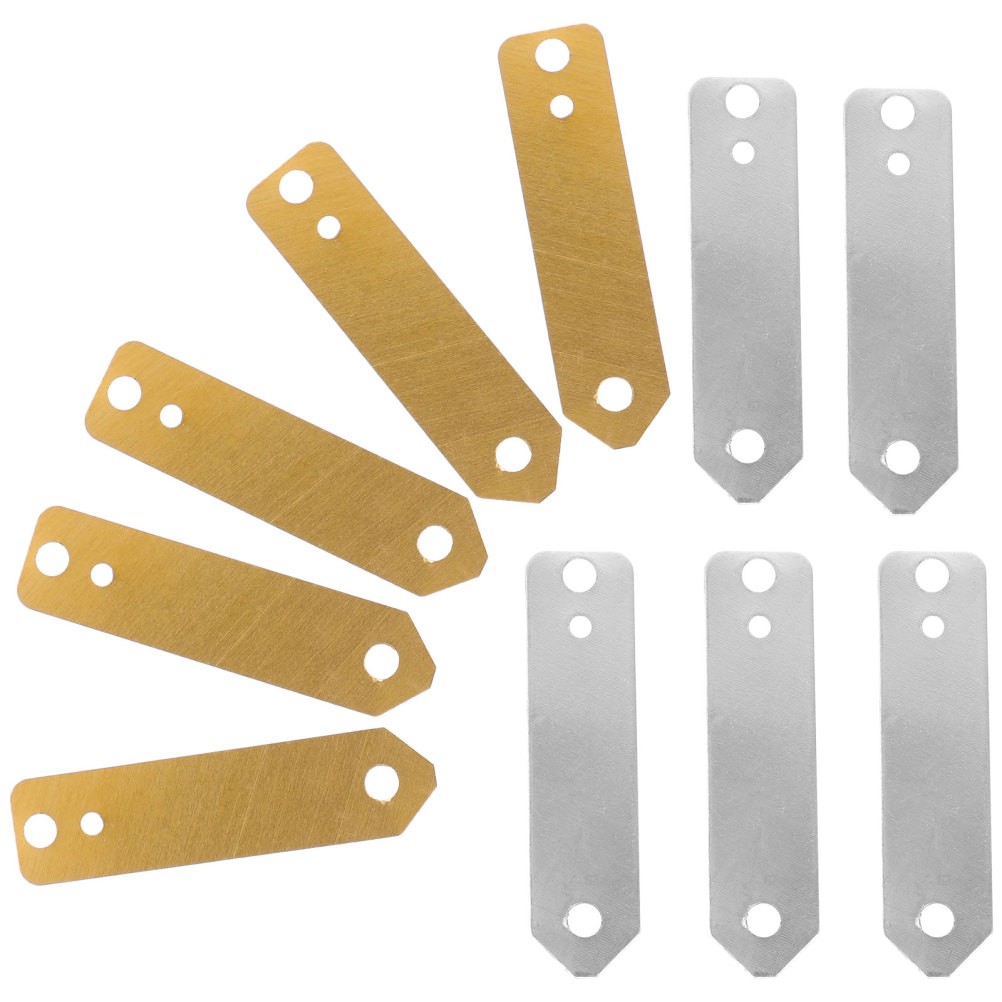 10Pcs Durable Zinc and Copper Anode Sheets for Fruit Battery Science Experiments