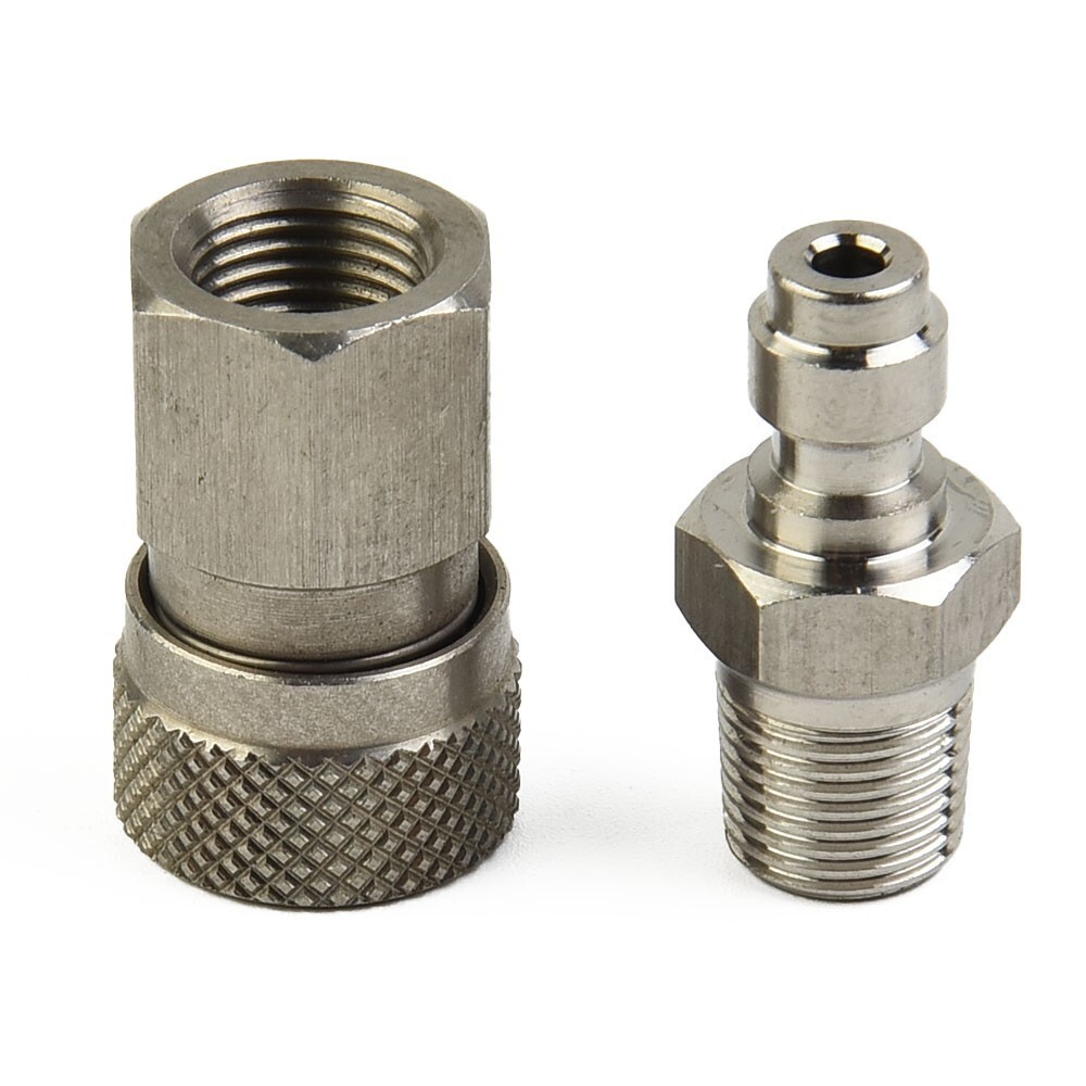 Quick Disconnect 8mm 1/8 Npt Thread Durability Male And Female PCP Paintball
