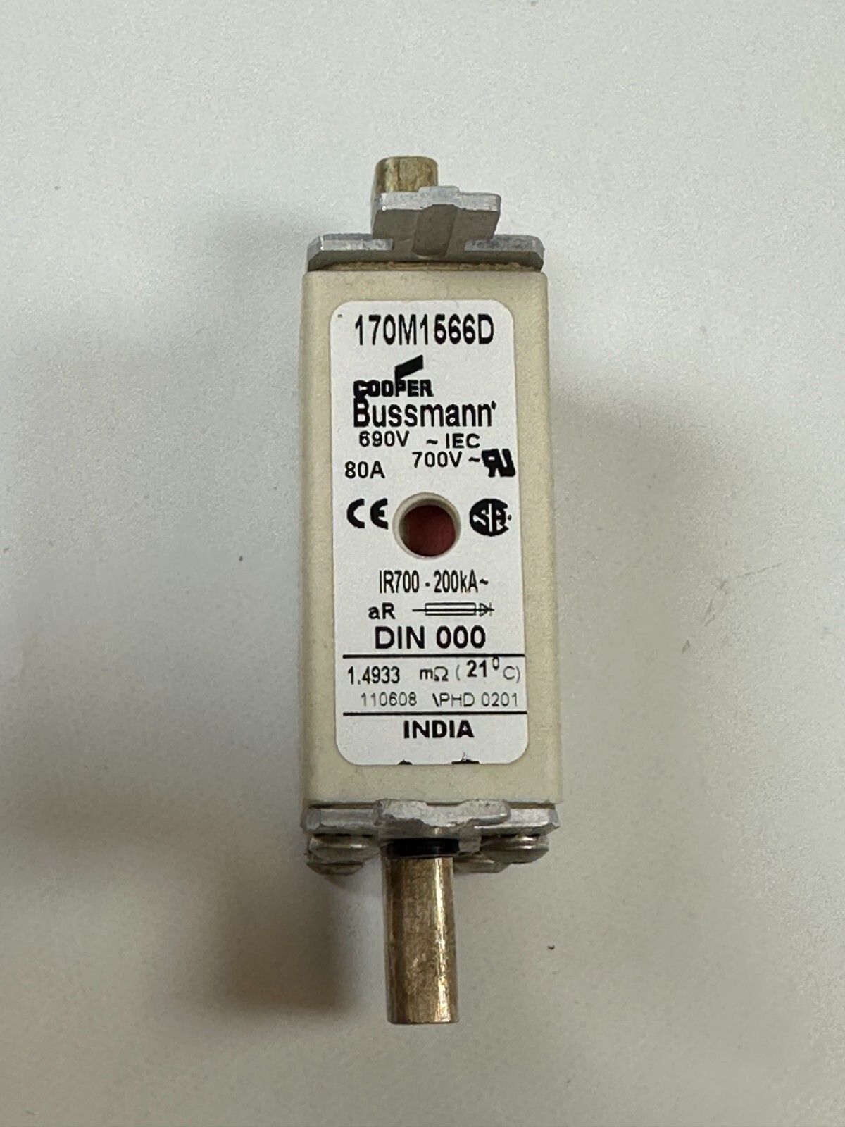 EATON Bussman Cooper 170M1566D Fuse 80A/690V – New Fast Ship from USA