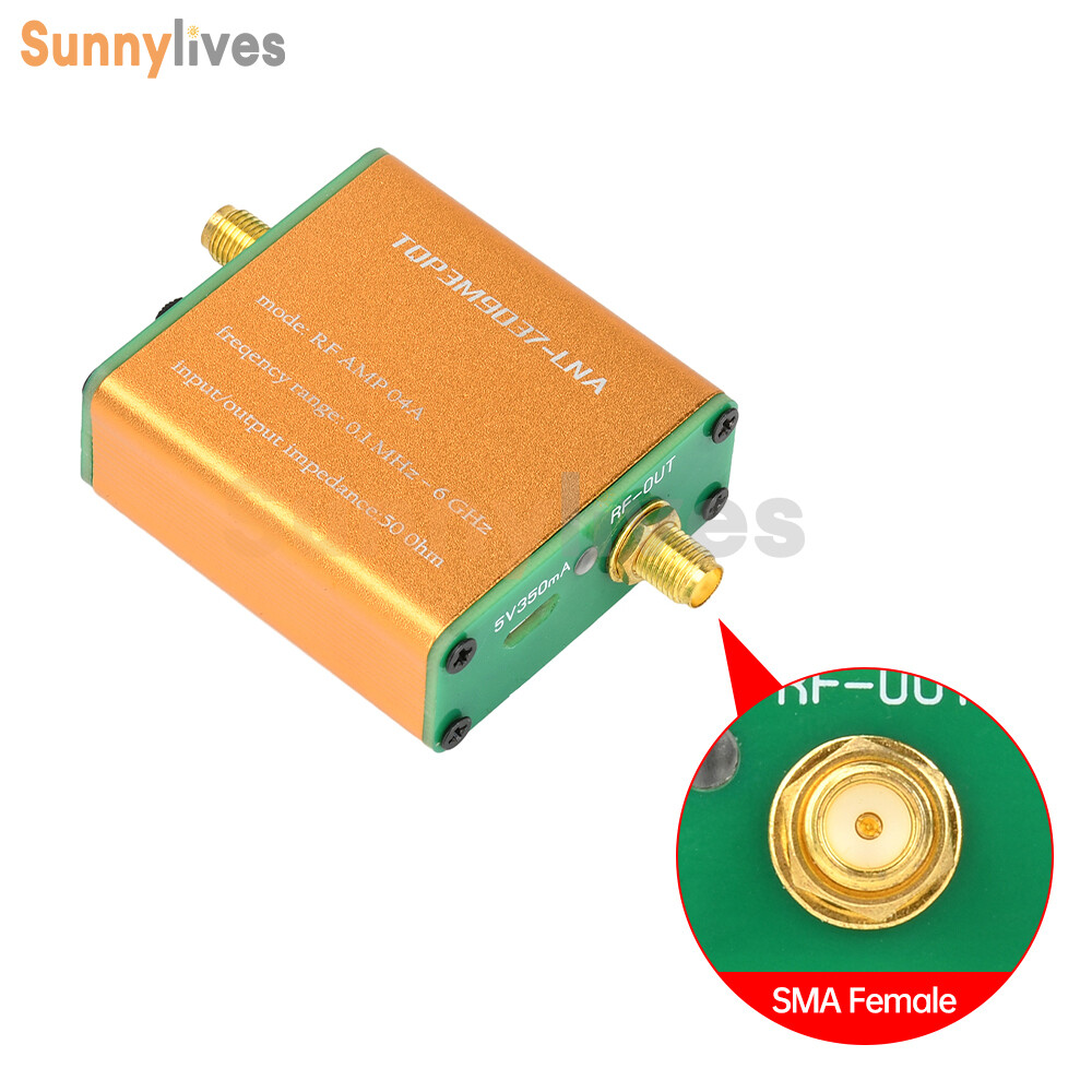 RF AMP 0.1MHz-6GHz Low Noise Amplifier TQP3M9037-LNA RF Amplifier Module SMA