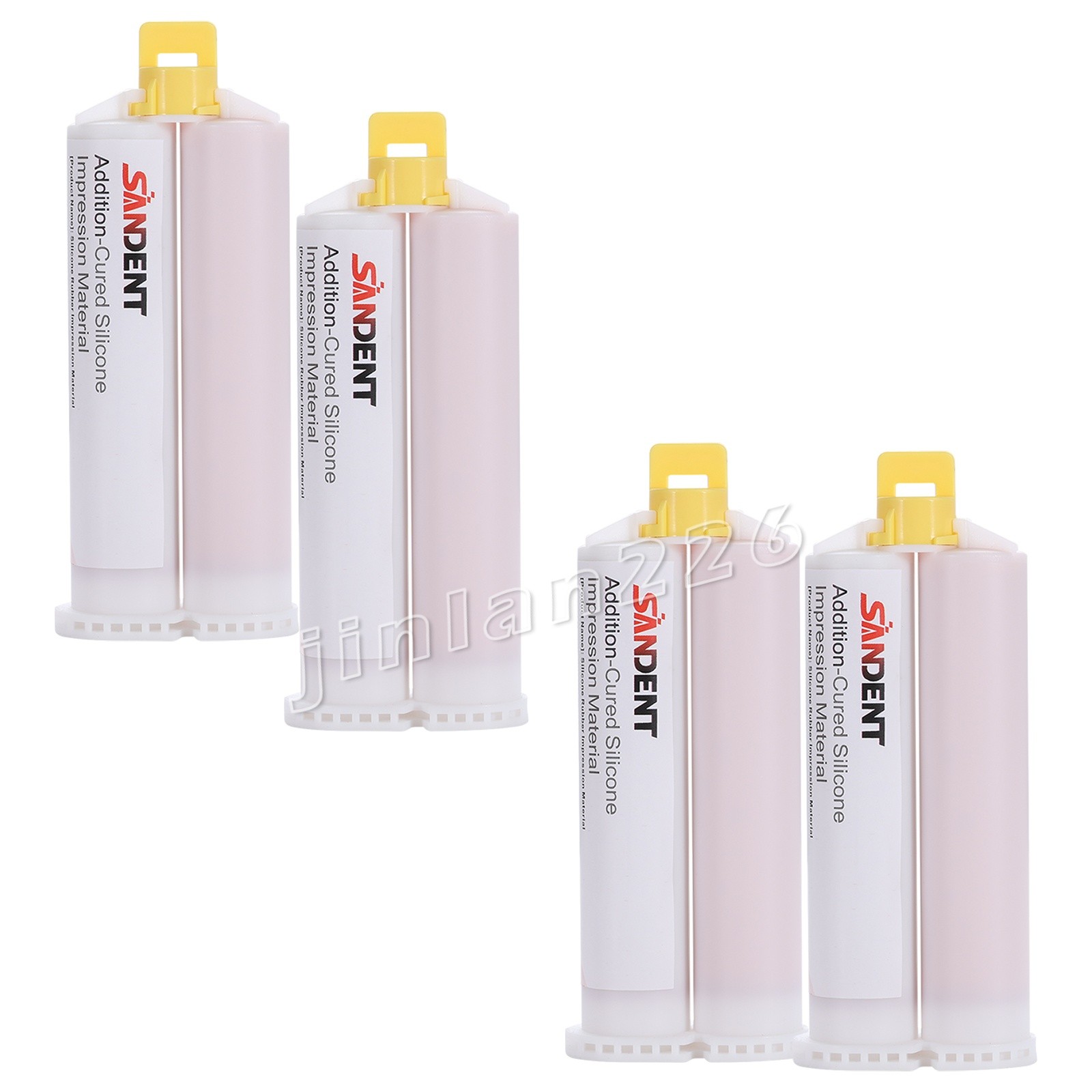 4 x Light Body Regular Set Dental Vinyl Polysiloxane Impression Material VPS PVS