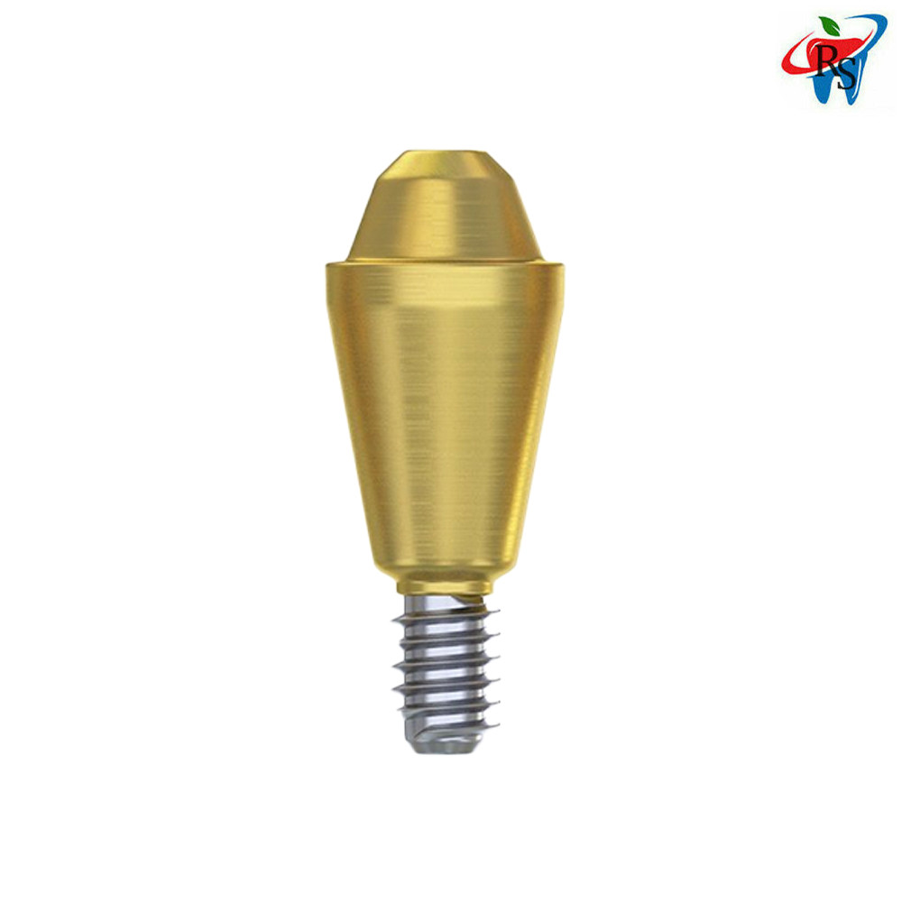 1x Kit Prosthetic Straight Multi Unit 1.6 RP Conical Connection 2.65 Titanium