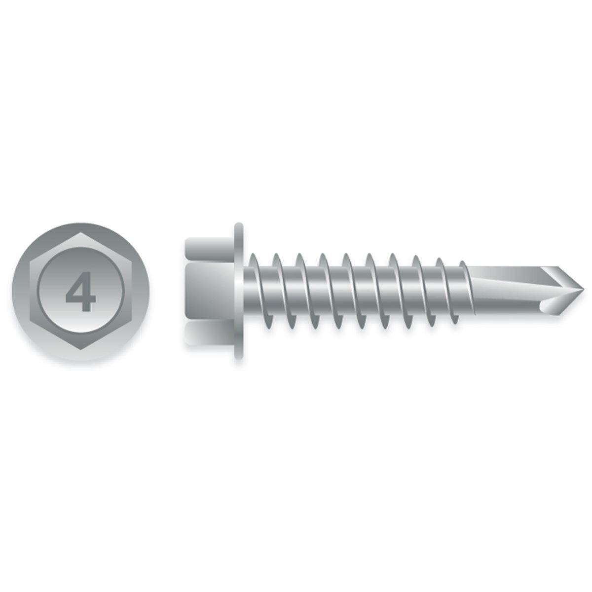 #10 x 1/2″ HWH 410SS S/D SCREWS 5lb | 4H1008V