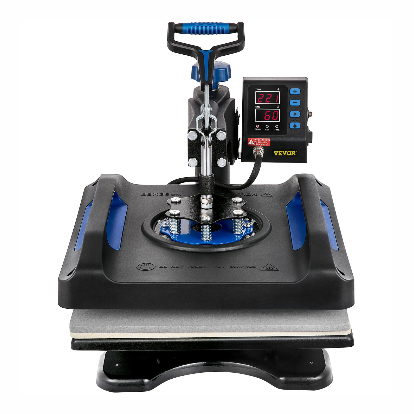 15″x15″ T-Shirt Heat Press Machine Digital Transfer 360 swing away Anti-Scald