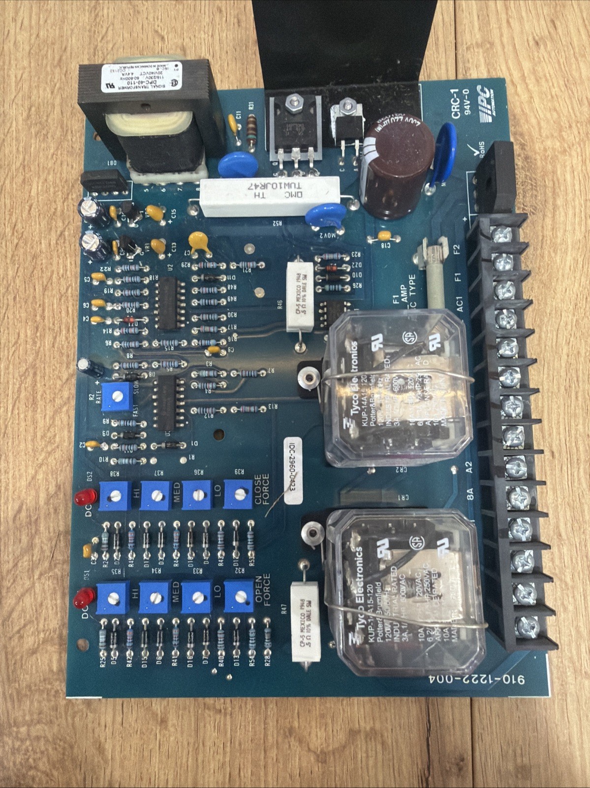 IPC Automation CRC-1 Elevator Door Controller Board P/N 910-1222-0 Working Pull