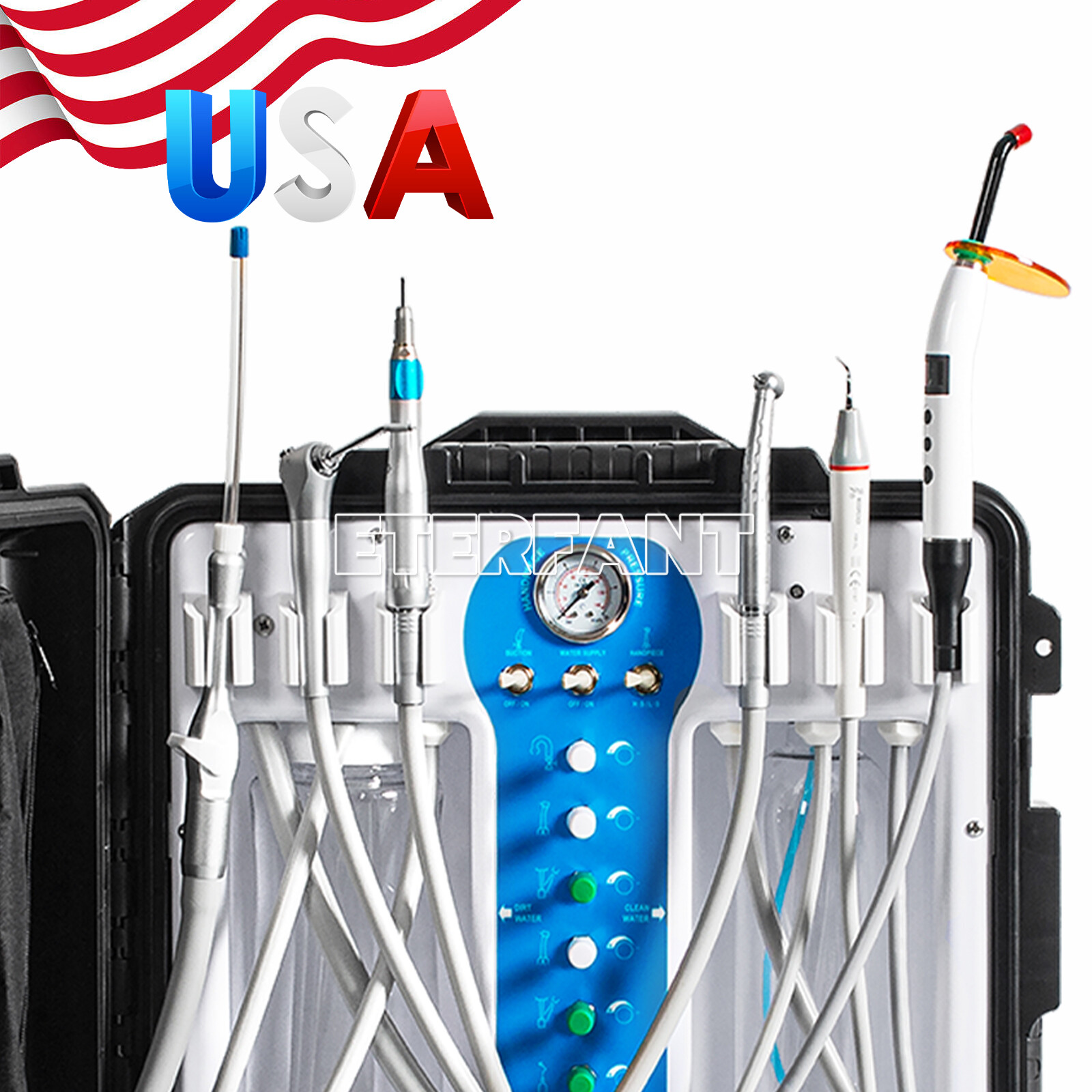 Portable Dental Turbine Air Compressor/Dental Mobile Unit GS-M300/GU-P206S