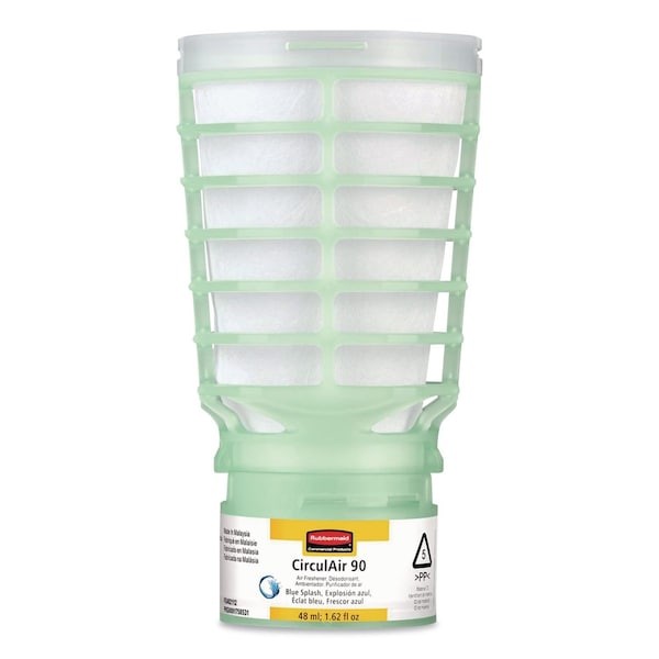 RUBBERMAID COMMERCIAL FG402112 CirculAir 90 Passive Air Care Refill, Blue