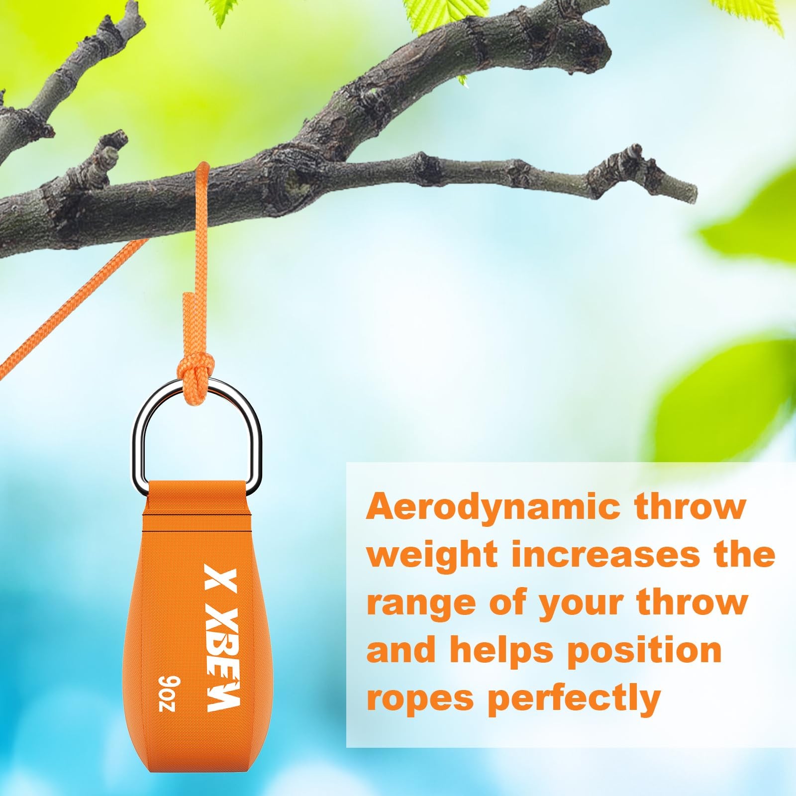 2 Pack Arborist Throw Weight Bag 15oz – Aerodynamic Design with TearResistant…