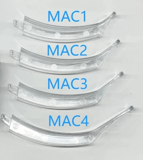 Video Laryngoscope Kit w/ Stainless Steel Blades, LMA, Guide Wire & Screen