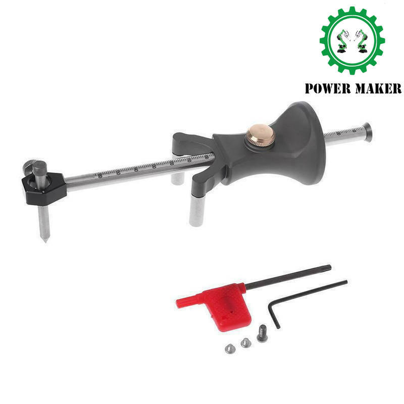 DIY Dual-purpose Linear Arc Scriber Parallel Wood Line Drawing Woodworking Tool
