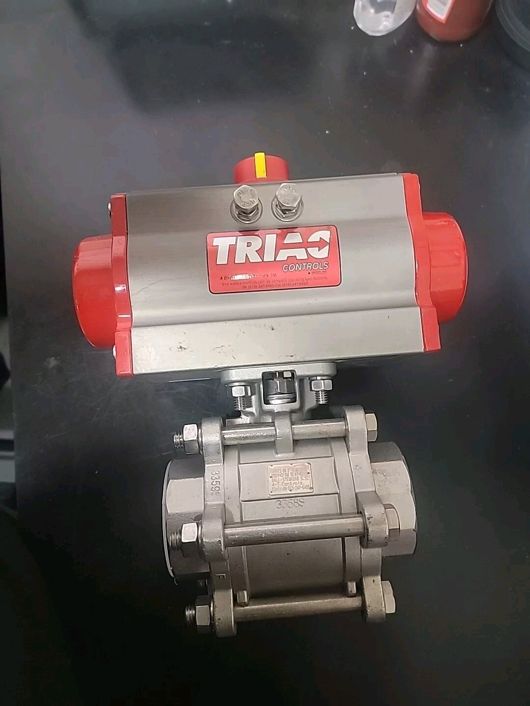 TRIAC Controls Actuator 88TX2002R3DX 2” Series 88 Stainless Ball Valve SOLENOID