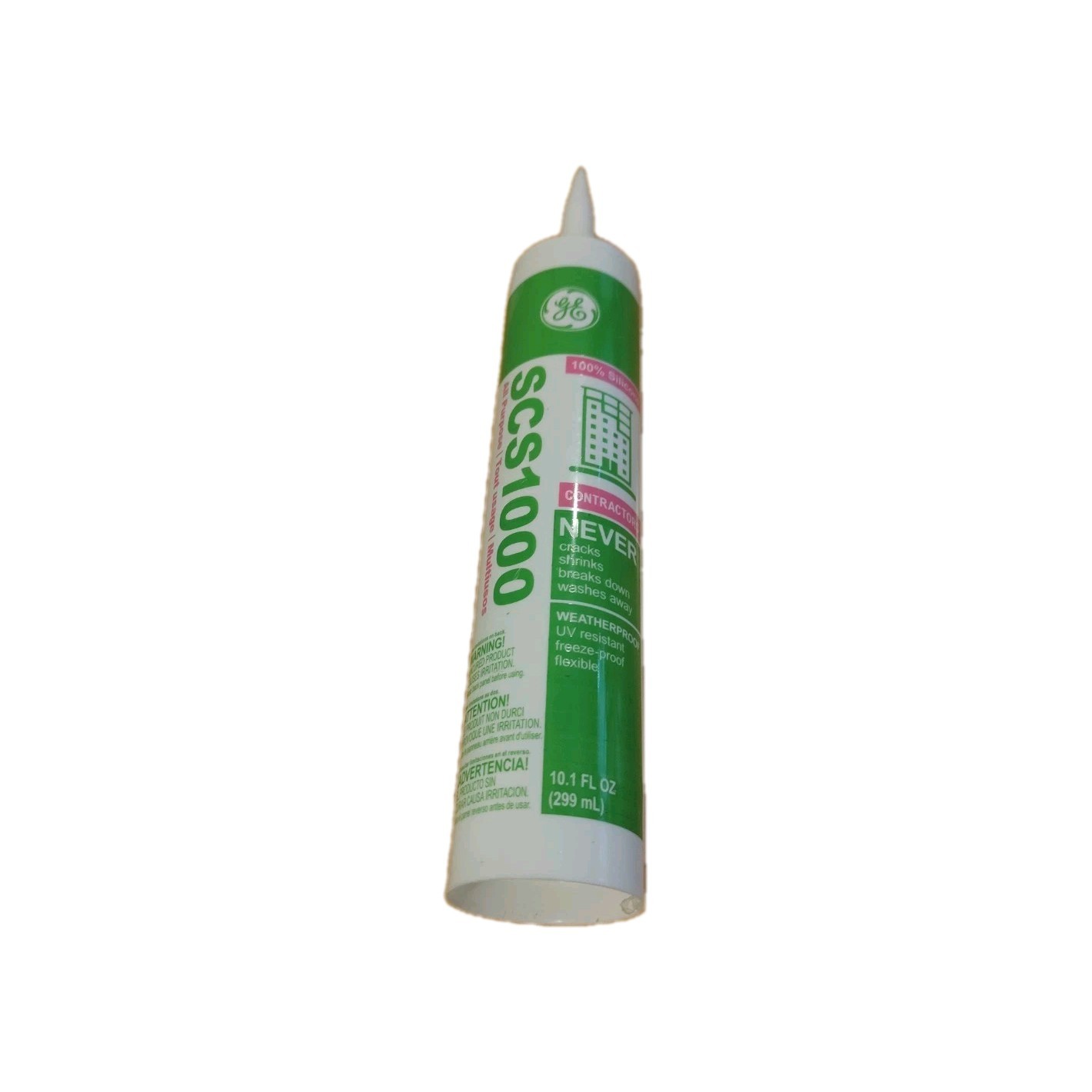 (12 Pack) of GE SCS1000 Translucent Silicon Caulk