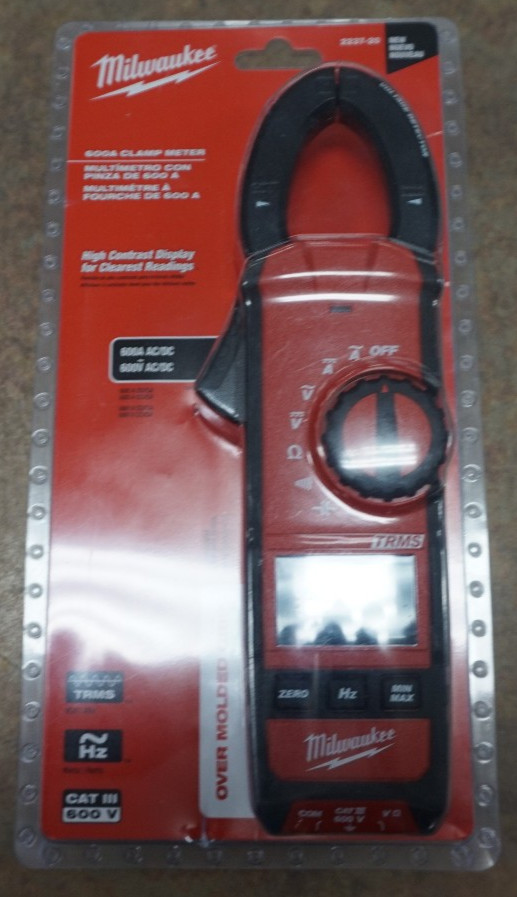 MILWAUKEE (2237-20) 600 Amp AC/DC Digital Clamp Meter HVAC/R