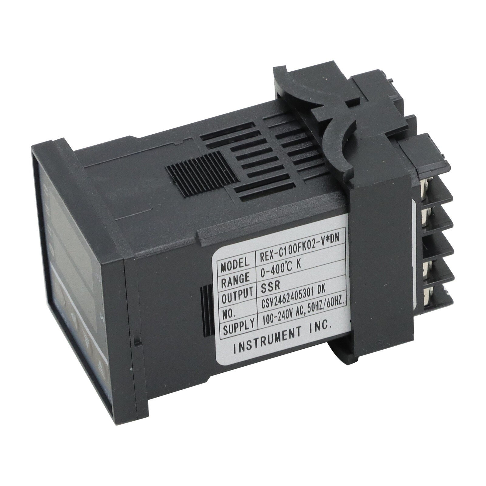 110-240VAC PID REX-C100 Temperature Controller SSR-40A Thermocouple Heat Sink US