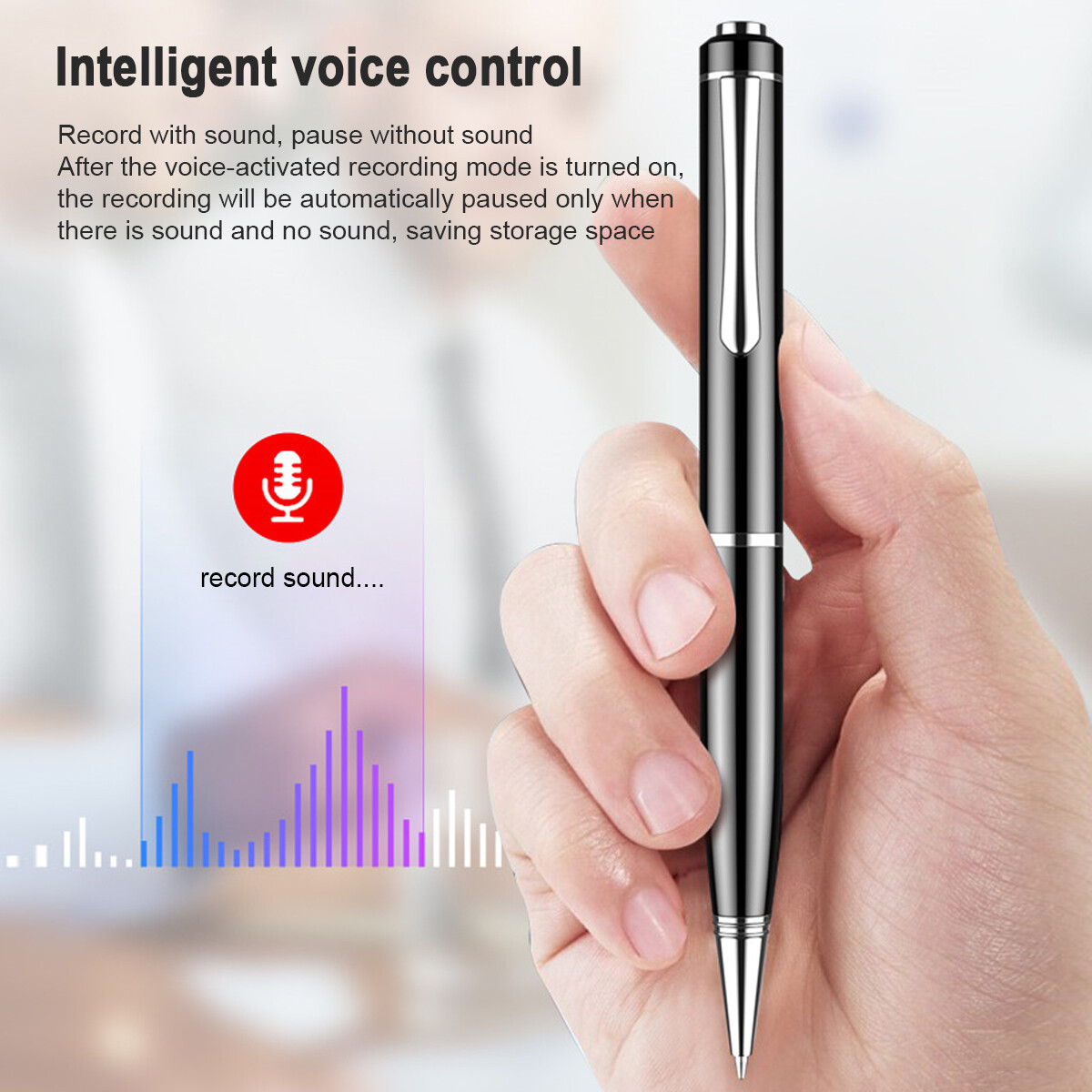 32G Voice Activated Mini Spy Digital Sound Audio Recorder Dictaphone MP3 Player