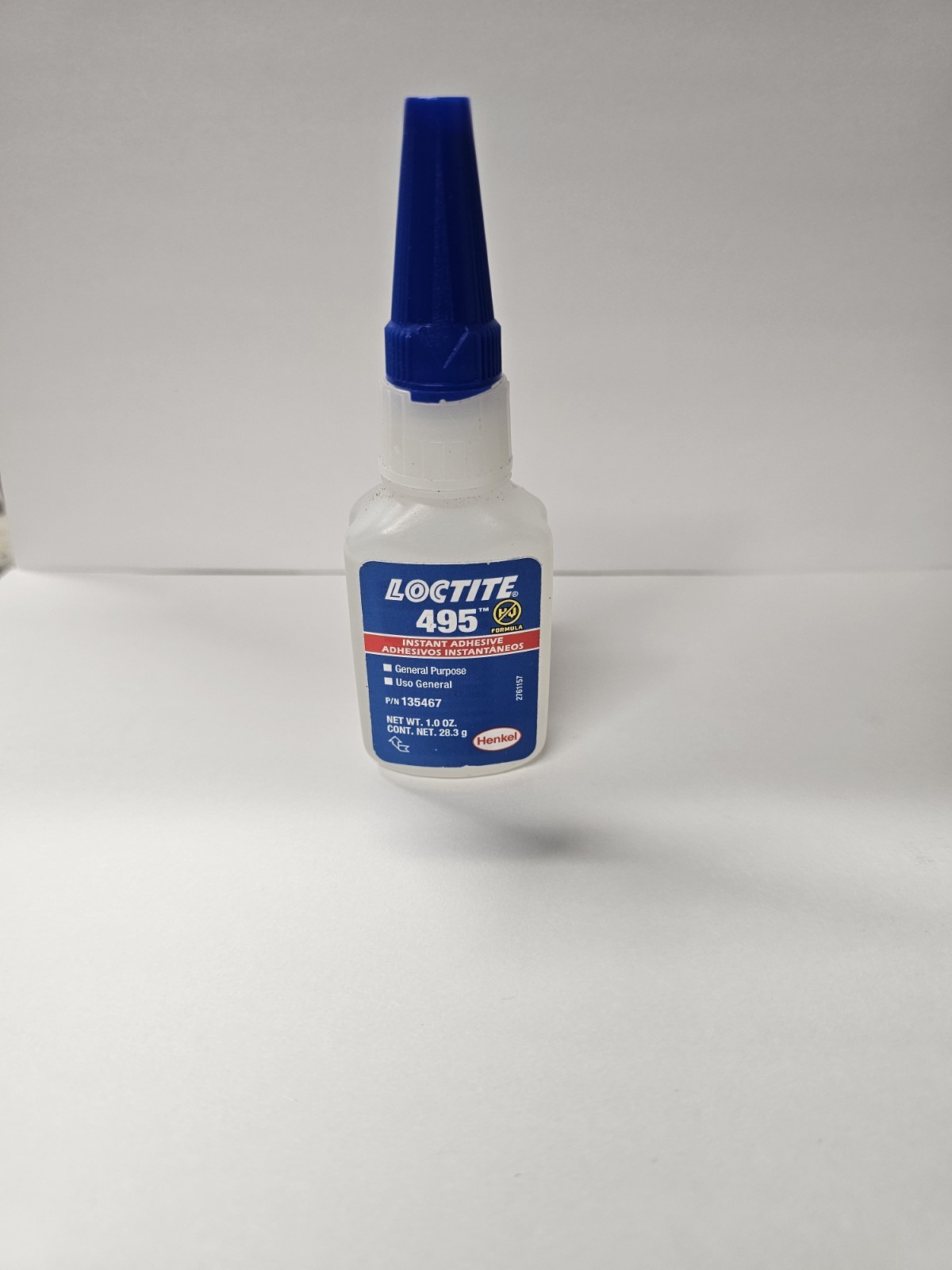Loctite 495 Super Bonder Instant Adhesive (135467), Clear, 1 oz., Exp. 02/2026