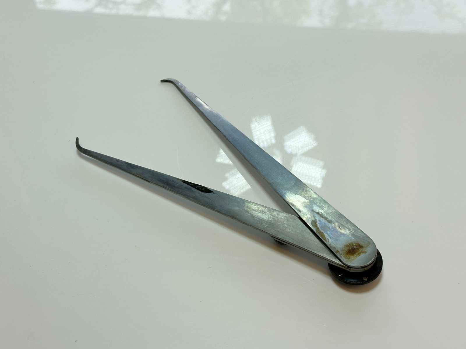 NEW Starrett Tools USA No. 39 8″ Long LOCK Joint Inside Caliper, New Old Stock