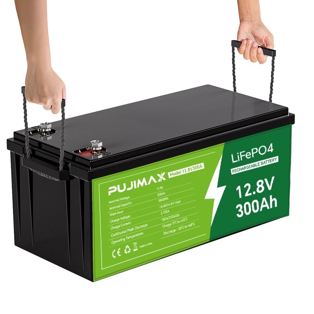12V 300AH LiFePO4 Lithium Battery 15000+ Deep Cycle BMS for Solar RV Off-grid