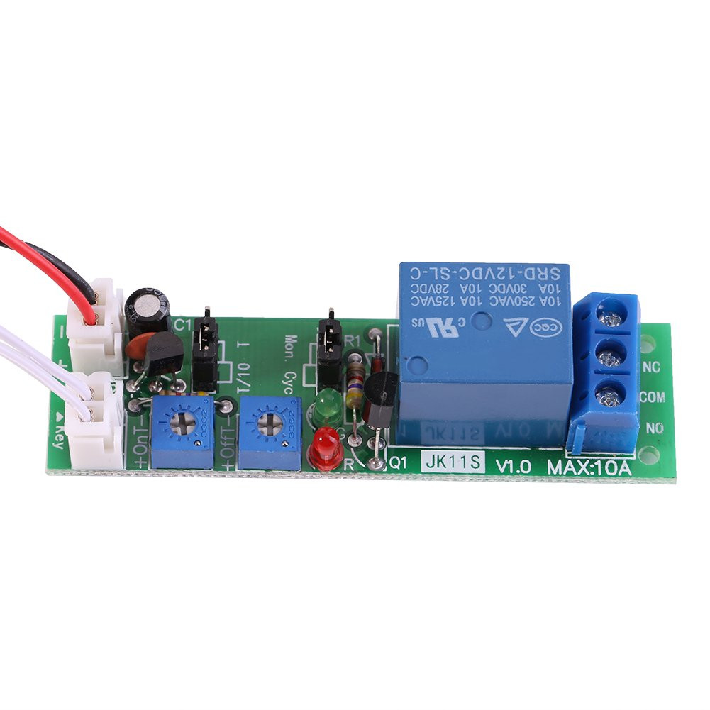 DC12V Adjustable Time Delay Relay Module 0-120 Min