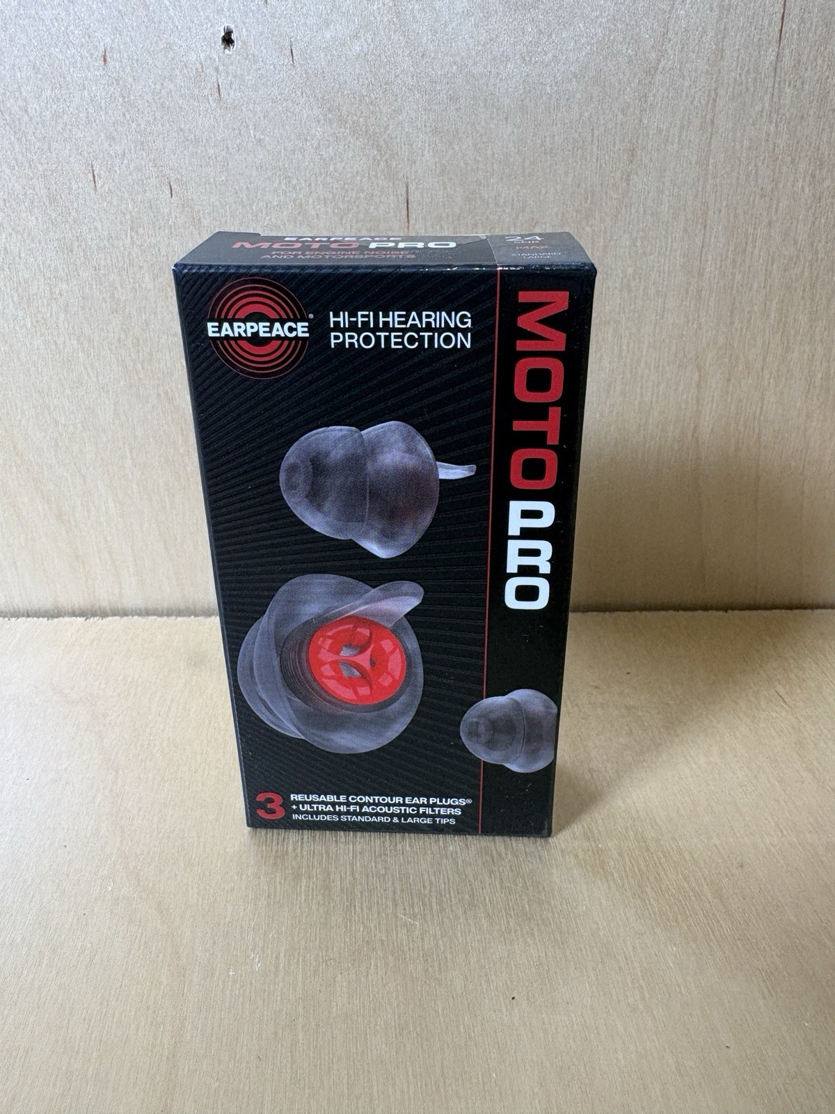 Moto PRO – Motorcycle Ear Plugs – Reusable Earplugs for Wind Noise Protection