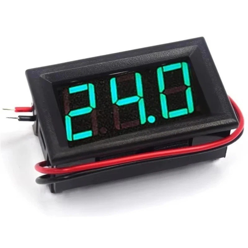 LED 12V ~ 24V Digital Display Voltmeter Car Motorcycle Voltage Gauge Panel Meter