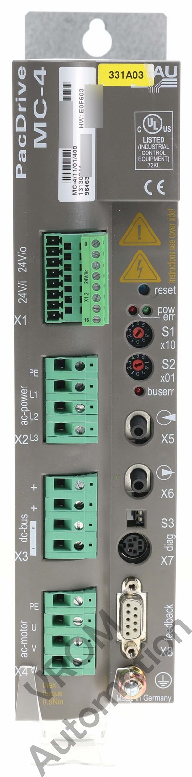 Schneider Electric MC-4/11/01/400 PacDrive MC-4 Servo Drive