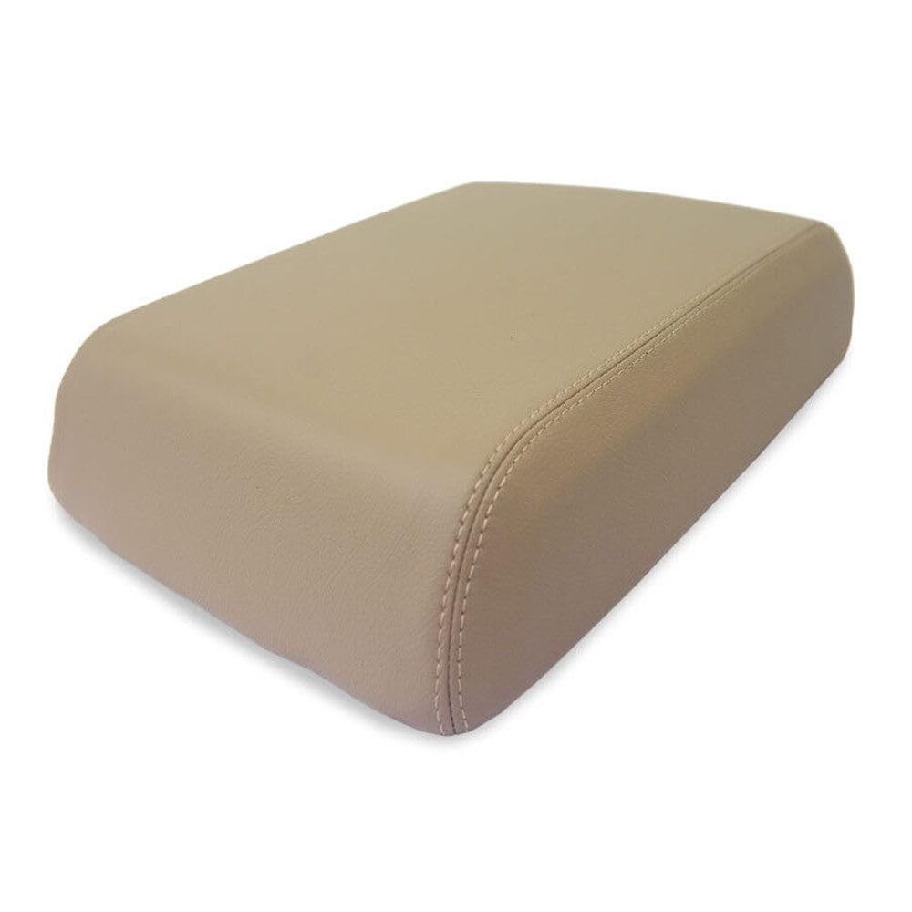 Beige Synthetic Leather Console Armrest Cover F250 99-09 Lobo 99-01 F25-9910
