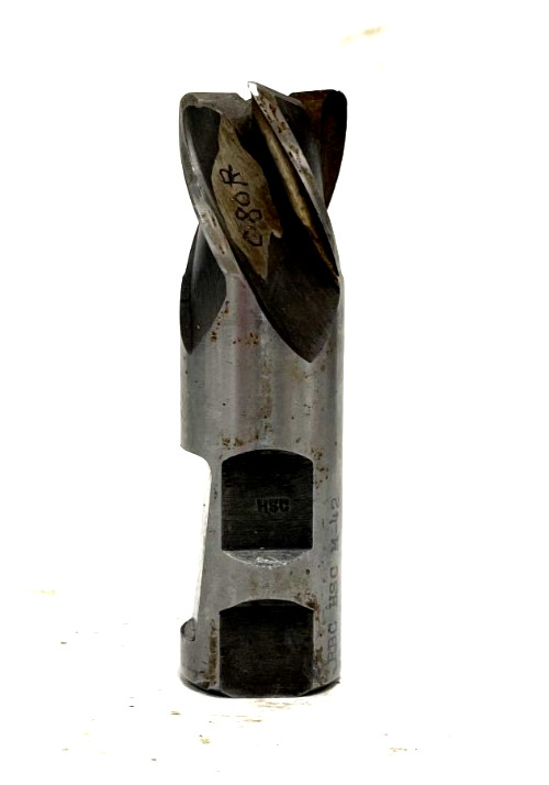 RBC 1″ CORNER RADIUS END MILL, 1″ LOC, 4-FLUTE, 3-1/2″ OAL, HSC M-42