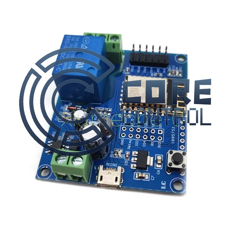1PCS DC 5-80V Power Supply ESP8266 WIFI Relay Module ESP-12F Development Board