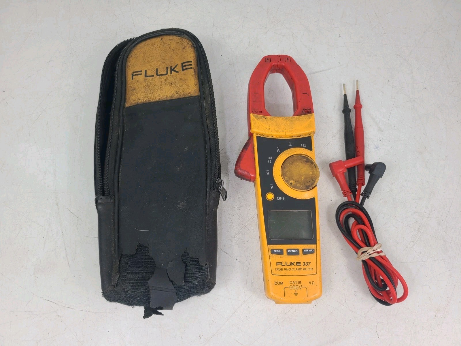 Fluke 337 True RMS Clamp Meter Multimeter (TESTED)