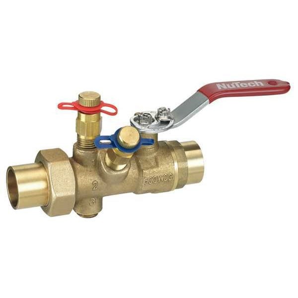 Nutech Mb4-4A-200F-200F Manual Balancing Valve, 2 In, Fnpt