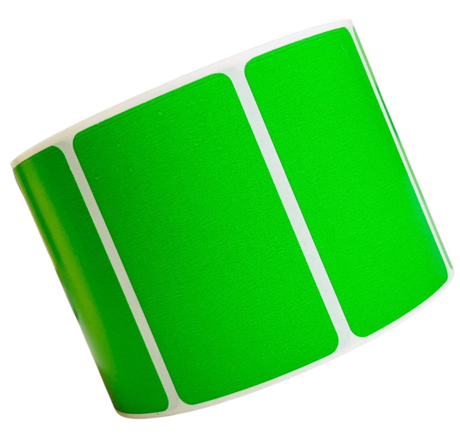 Direct Thermal Zebra Labels- 3×2 Green Colored 700 Labels per roll 1-12 Rolls