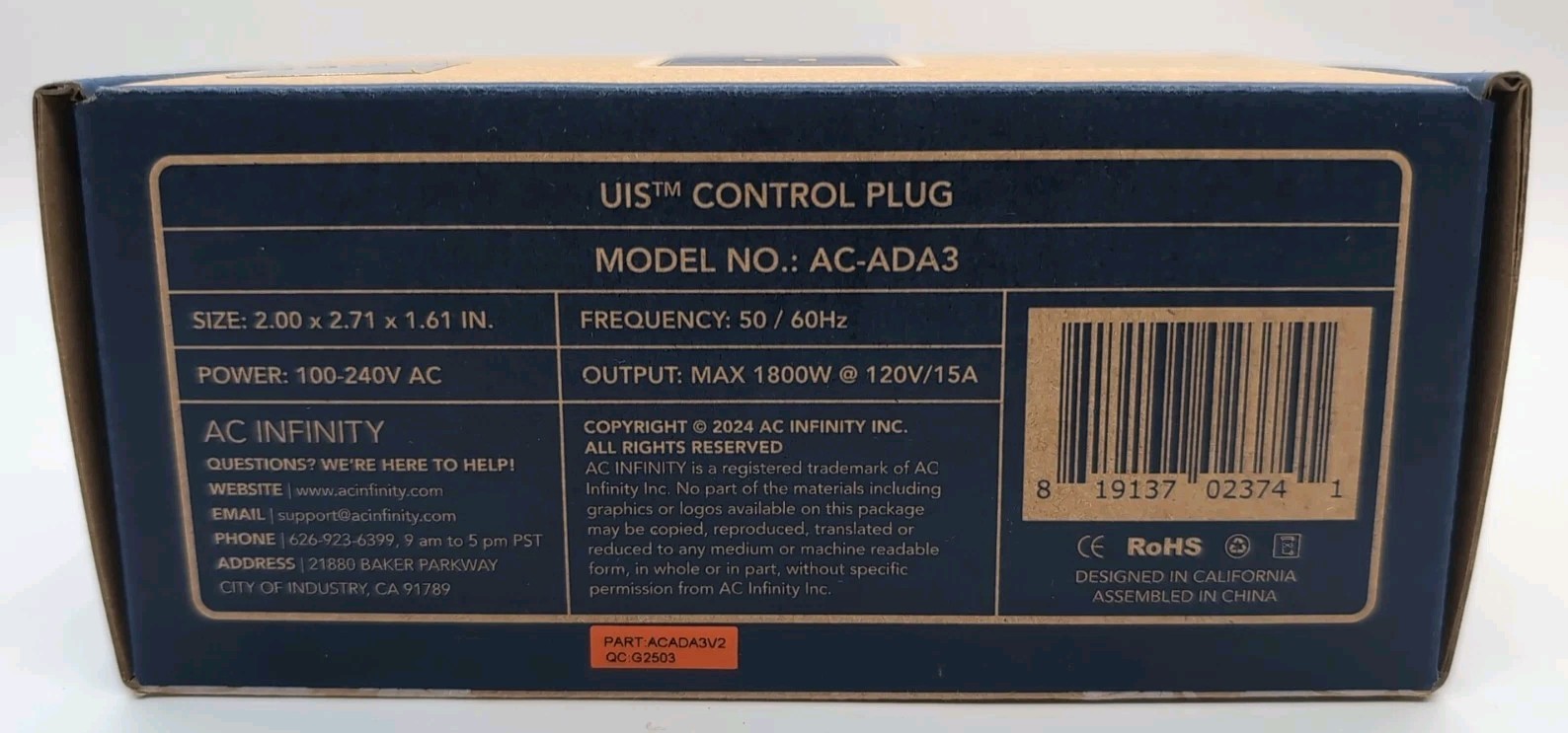 UIS Control Plug, Socket Adapter to Connect Smart Controllers to Outlet Devices