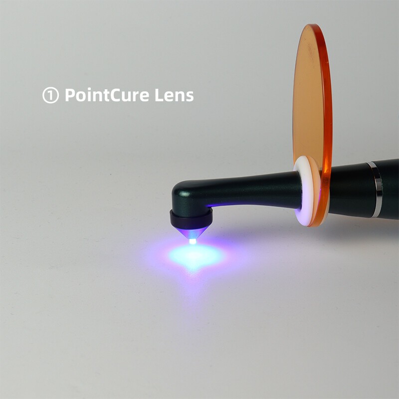 Dental Curing Light LED Resin Cure Lamp Style 2500mw/cm² 1 Second Curing Light