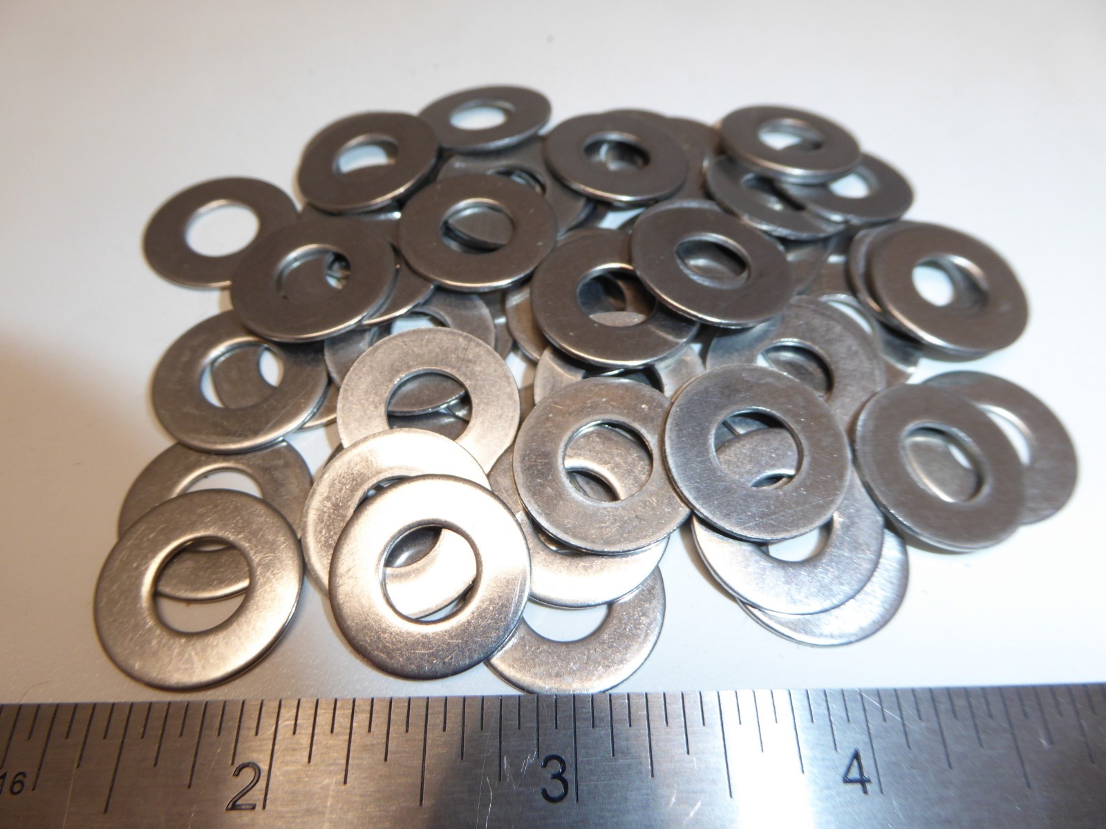 5/16″ Stainless Steel 18-8 Flat Washer VINTAGE Made in US Qty 61
