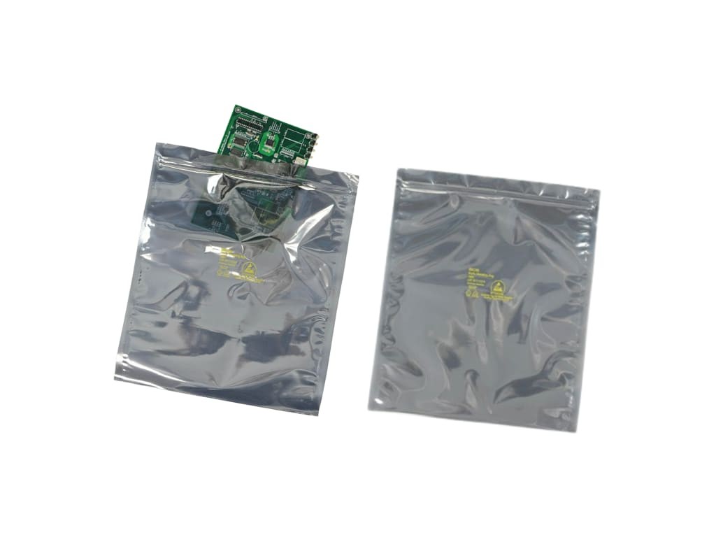 SCS 30023 – STATIC SHIELD BAG, 1000 SERIES METAL-IN ZIP, 2×3, 100 EA