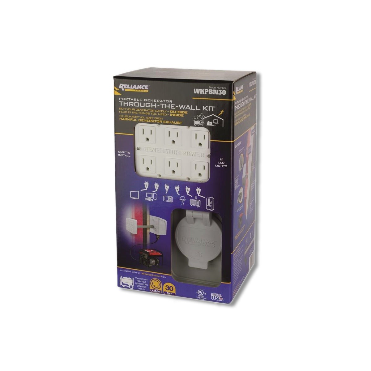 Reliance Controls Surface Mount Generator Power Transfer Kit WKPBN30
