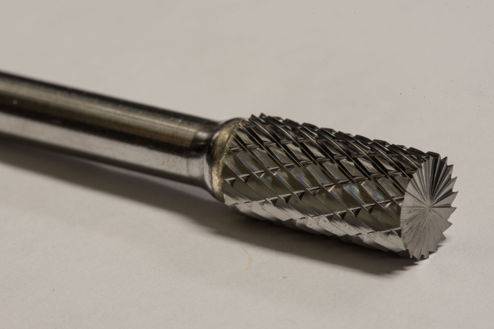 SB3D Cylindrical Cut Tungsten Carbide Burr Bur Cutting Tool Die Grinder Bit 1/4″