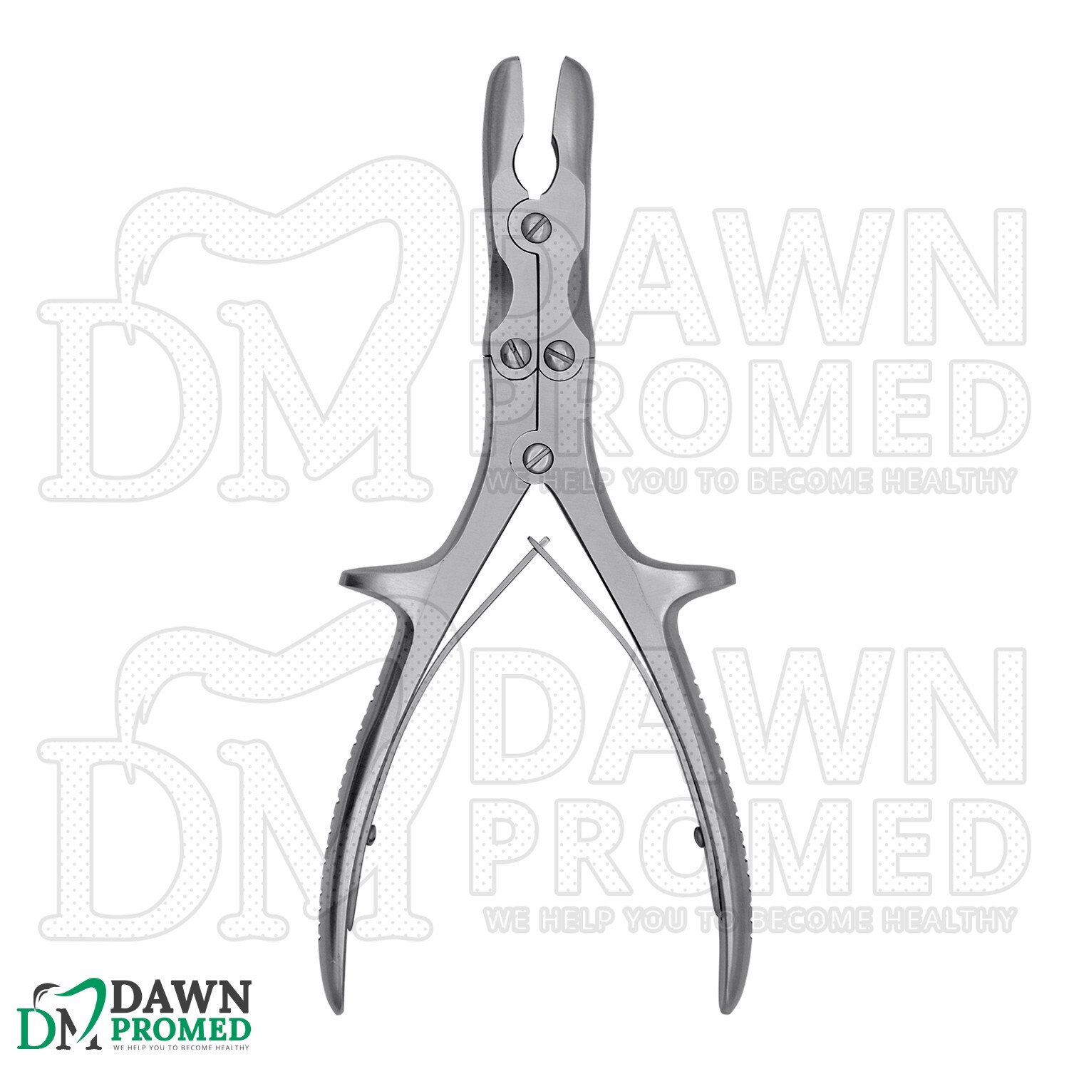 Curved Stille-Luer Bone Rongeur 8.75″ Double Action Orthopedic Inst German Grade