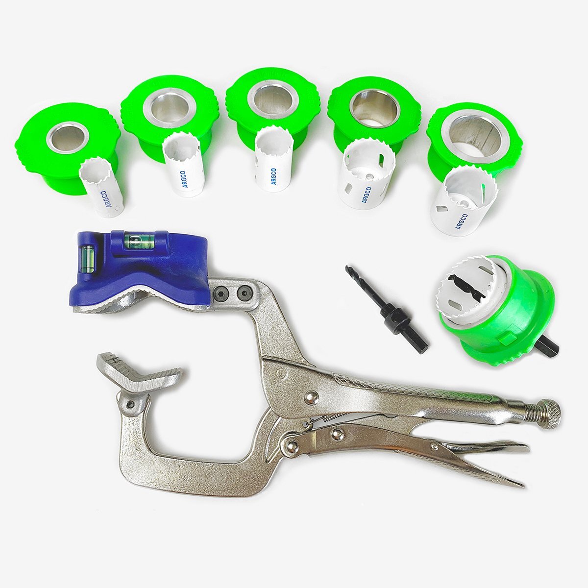 HoleMaster Pipe Hole Cutter Clamp Jig cut up to 2″ Hole in 4″ Pipe