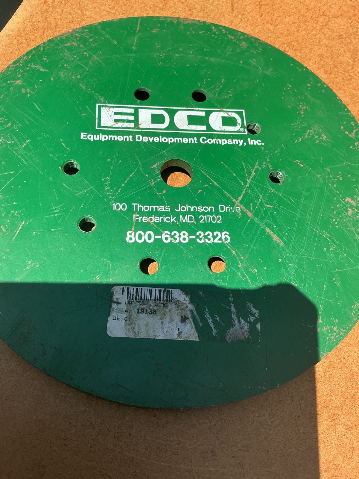 General Purpose Grinding Disc 10 inch edco wheel