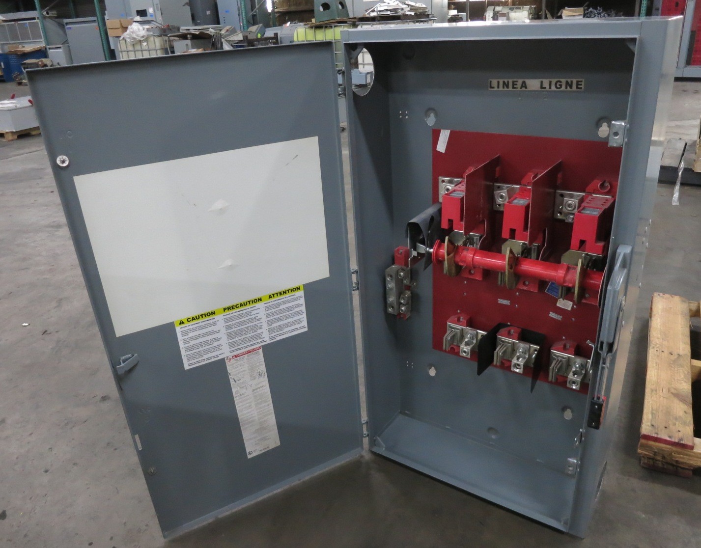 Square D H365N 400A 600V Fusible Safety Switch Disconnect 400 Amp H365-N E04