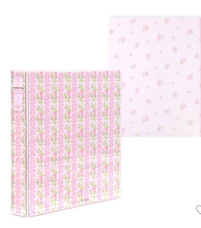LoveShackFancy x Target Pink 1” Binder & 5 Tab Dividers 🩷💕💜🩷Limited Ed