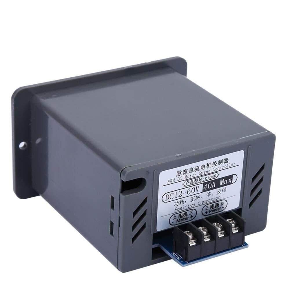 PWM DC 40A Motor Speed Controller 12V 24V 36V 48V Variable Speed Switch Reverse
