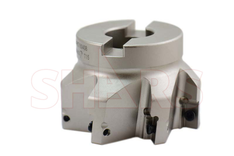 3″ 90° INDEXABLE FACE MILL APKT 1604 INSERT 7FL W/Certificate #[